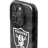NFL Las Vegas Raiders Black & White iPhone 16 Pro Impact Case